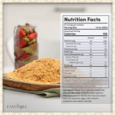 Eastanbul Bulk Baked & Shredded Kataifi, Toasted Katifi, Kadayif, 3lb