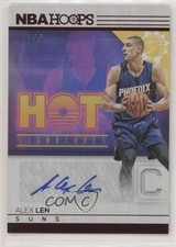 2016-17 Panini NBA Hoops Hot Signatures Red 4/25 Alex Len #7 Auto p1p