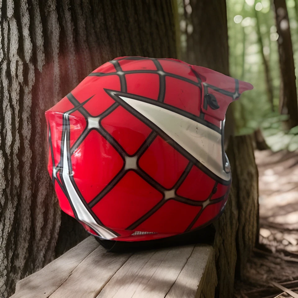 Casco de Motocross TMS Modelo HY-601 Certificado DOT Talla Juvenil Grande Foto 4 de 4