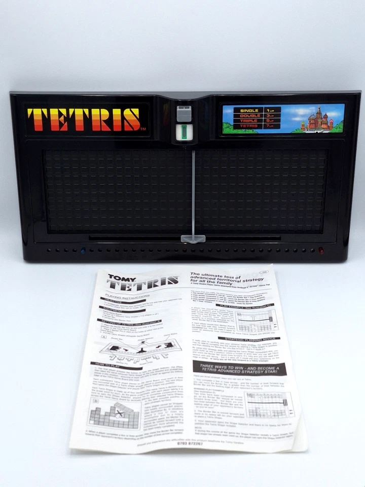 Tetris Strategie Brettspiel von Tomy Vintage Nintendo 1991 - Inhalt Vollständig - Bild 4 von 4