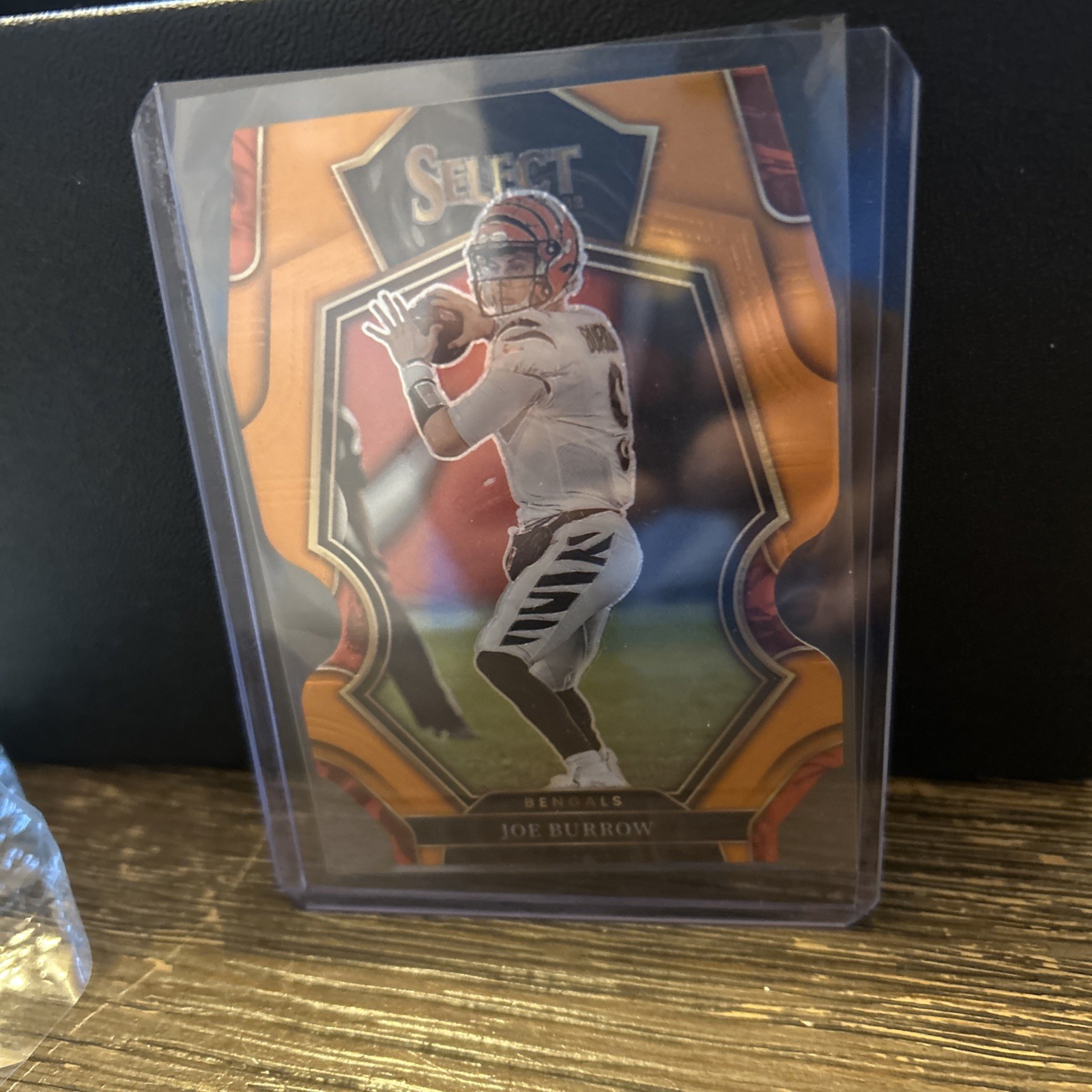 2021 Panini Select - Concourse Joe Burrow #9 Copper Prizm Die-Cut /199