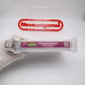 NES Nintendo SESAME STREET COUNTDOWN - WATA GRADED 8.5 A! NEW & Factory Sealed!