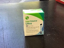 50ct OneTouch Ultra Test Strips – New Sealed – Exp 07/2026 – Free Shipping