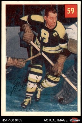 1954 Parkhurst #59 Milt Schmidt Bruins HOF 4 - VG/EX