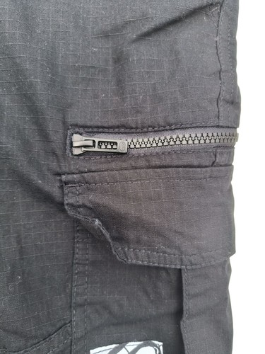 Ecko Unltd Black With Camo Belt Mens Size 32 Loose Fit Cargo Utility Shorts New - Picture 6 of 7