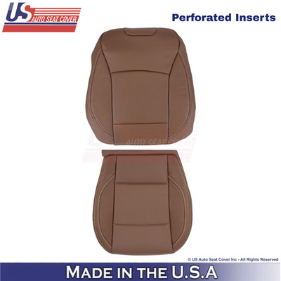 2018-2019 For Subaru Outback Leather Perf. Driver Side Seat Covers Java Brown