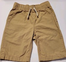 Childrens Place Khaki Jogger Shorts Boys Size 8 Adjustable Waist School Uniform