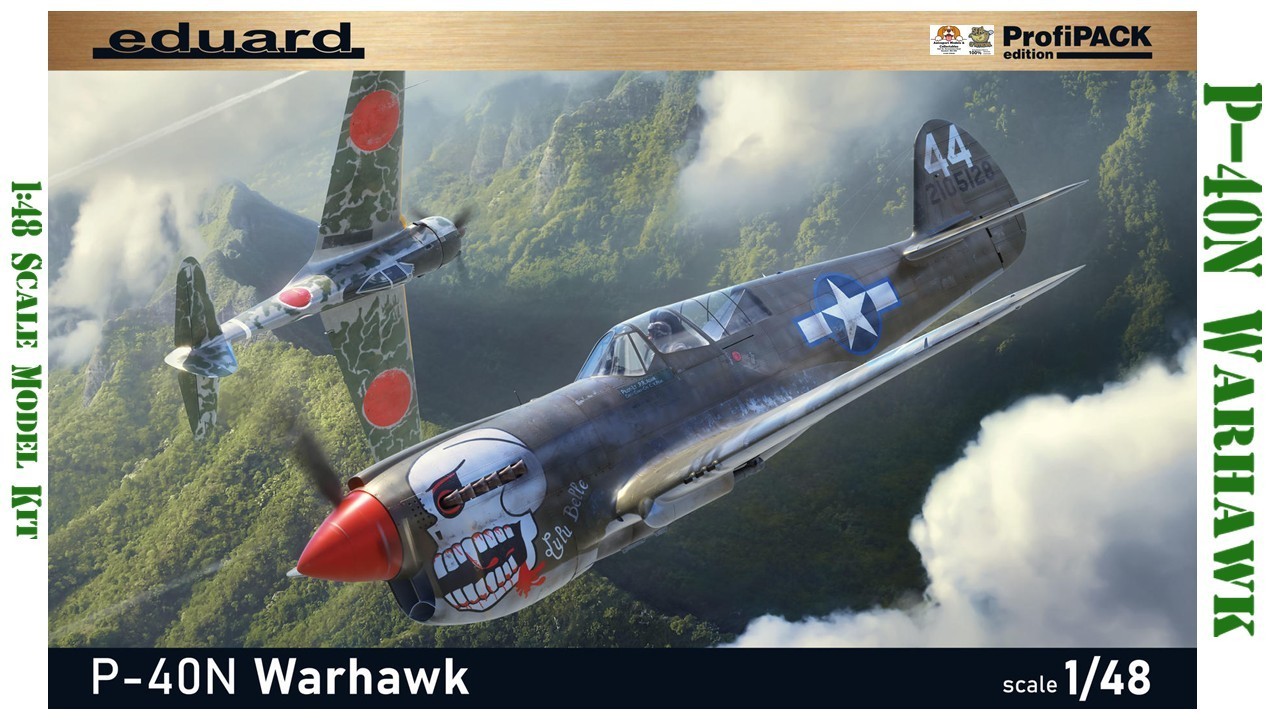 1:48 WWII Curtis P-40N Warhawk ProfiPACK scale model kit by Eduard