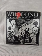 WHODUNIT Mystery Detective Board Game  Selchow & Righter  1985 Vintage