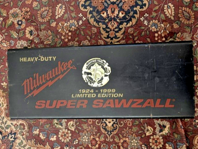 Milwaukee Super Sawzall 75th Anniversary Limited Collector's Edition 6537-75
