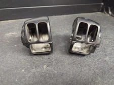 Harley Touring Softail Dyna Black Handlebar Switch Housing Cover set Left Right