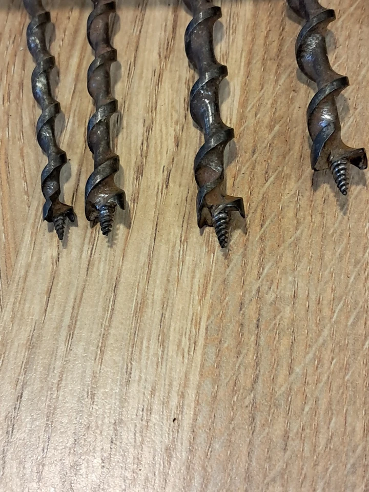 RIDGEWAY BRACE AUGER DRILL 13  BIT SET incl expansive bit - Image 4 of 4