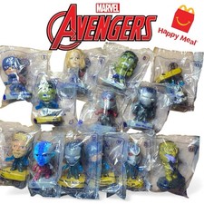 Marvel Avengers Happy Meal Toys Lot 13 NEW Sealed McDonald  s Figures Team Suit