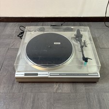 Pioneer PL-450 Turntable Tested Needs Repair / Missing Hinges Read