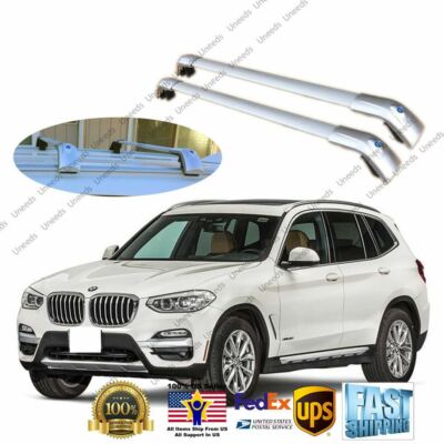 Fit For BMW X3 F25 2011-17 Sliver Baggage Luggage Cross Bar Crossbar ...