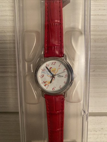 Disney Time Works Tinkerbell Watch Special Edition Collectors Series Red NEW - Picture 2 of 2