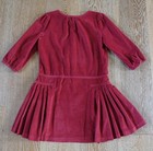 Burberry Girls Corduroy Dress in Garnet Red Size 10 EUC — photo 5
