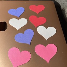 Fiskars Valentine Hearts paper punchies Die Cuts