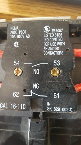 ABB EH 145 230 AMP CONTACTOR 24V COIL - Picture 3 of 4