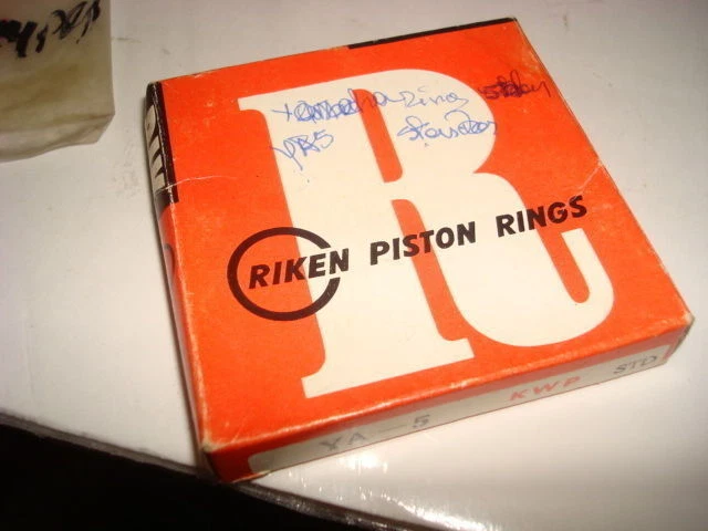 Nuevo de Lote Antiguo Yamaha YA5 YA6 125CC Juego de Anillos de Pistón STD Riken 94557269 Foto 2 de 3