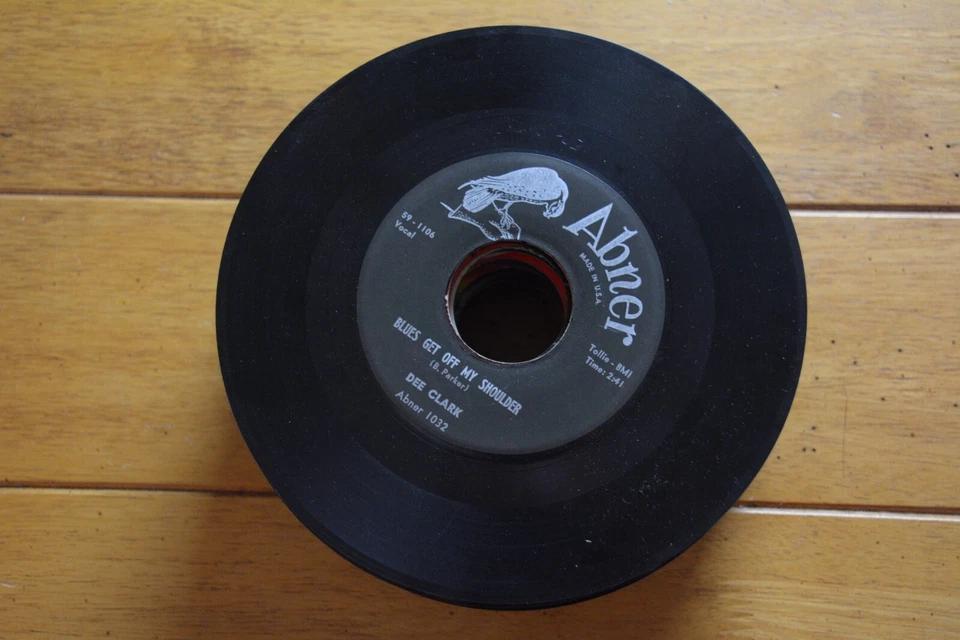 DEE CLARK "BLUES GET OFF MY SHOULDER" 45 RPM 7" G+ RECORD [D31-173] Foto 2 de 4