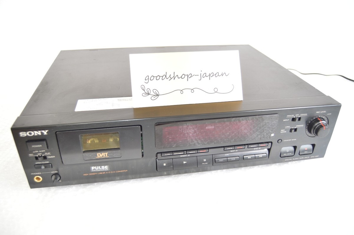 Sony DTC-690 Digital Audio Tape DAT Deck Player Recorder Working 