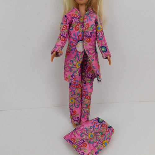 VTG Barbie / Doll Homemade Crochet Knit Sewn Wedding Dress Pants Outfits Lot - Picture 11 of 21