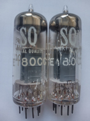 Balanced Pair Philips Miniwatt SQ  E180CC - NOS nr2
