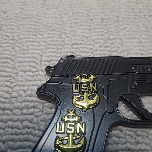 Navy SEAL Challenge Coin PISTOL COIN - Picture 3 of 7