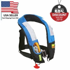 A/M-33 Automatic + Manual Inflatable Life Jacket Lifevest PFD NEW