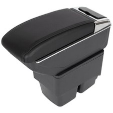 Mittelarmlehne Armlehne Leder Schwarz für Ford Fiesta VI MK7 2008-2017 KOMPLETT