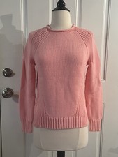 J CREW THE 1988 ROLLNECK SWEATER SWEET JASMINE PINK Size XS Barbie Pink NWT