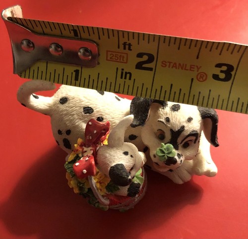 DISNEY 101 DALMATIONS 3” Dog FIGURINE Lucky I Spotted You For A Friend - Picture 5 of 6