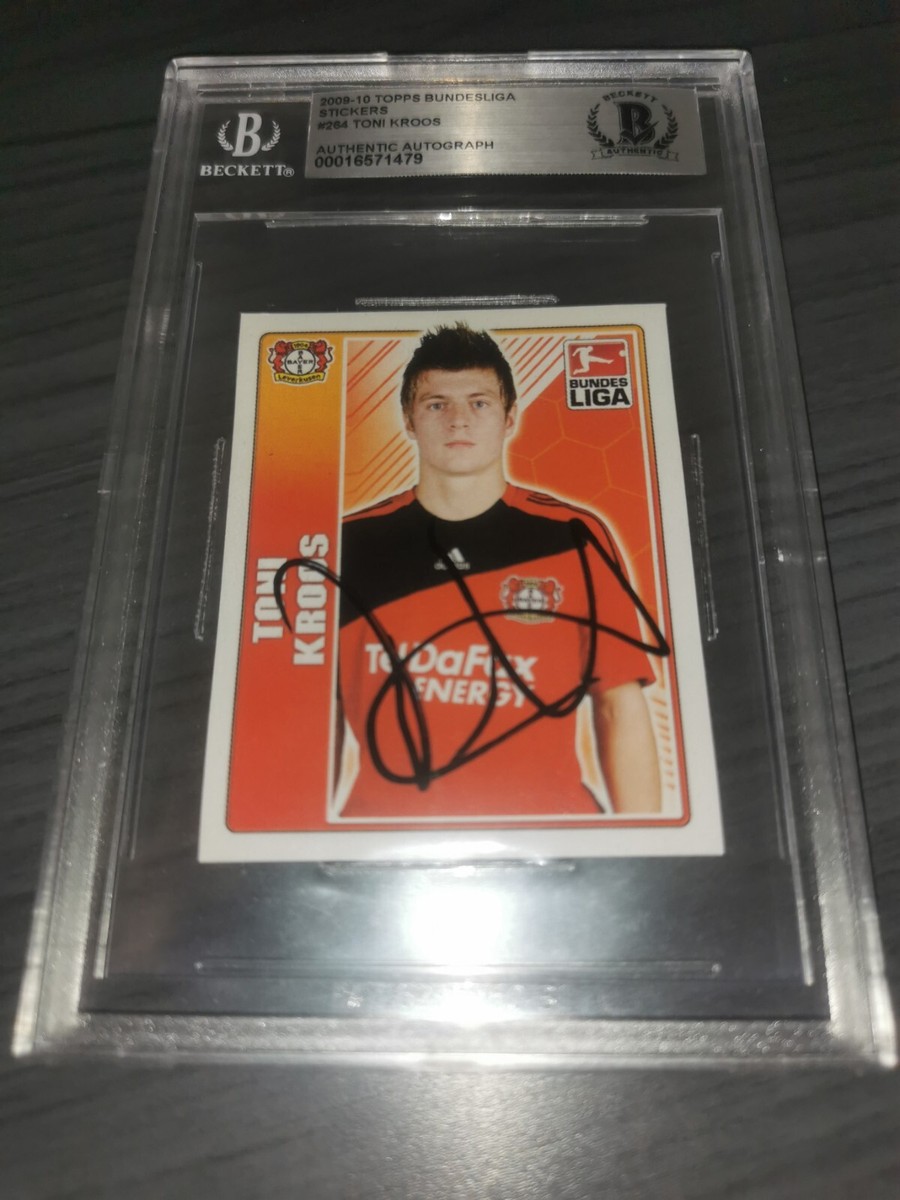 Toni Kroos autograph Topps Fussball bundesliga 2009 #264