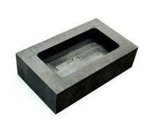 500 Gram Graphite Ingot Mold Machined to Pour Gold Silver Bars for Melting Kit