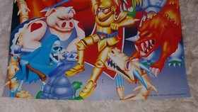 Ghouls n Ghosts Sharp X68000 Japanese Store Poster Goblins Capcom NES SNES