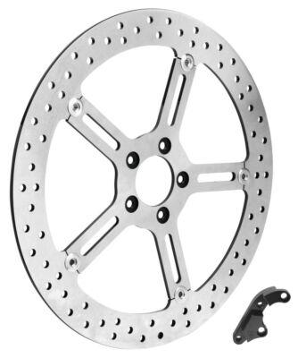 Right Big Break 15in Stainless Floating Rotor Kit HD Dyna EFI FXDCI 2006-2017