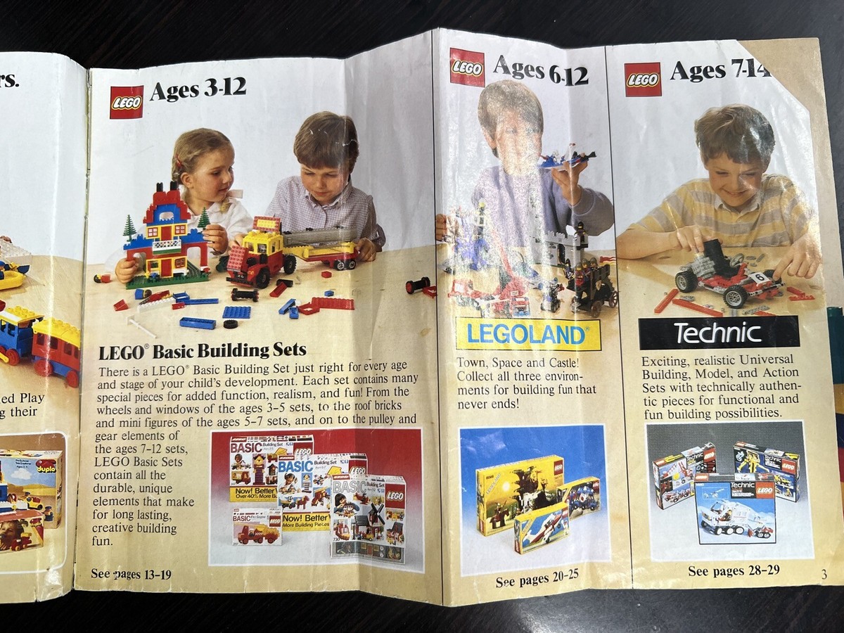 1987 A Parent's Guide to the LEGO System Catalog Booklet duplo