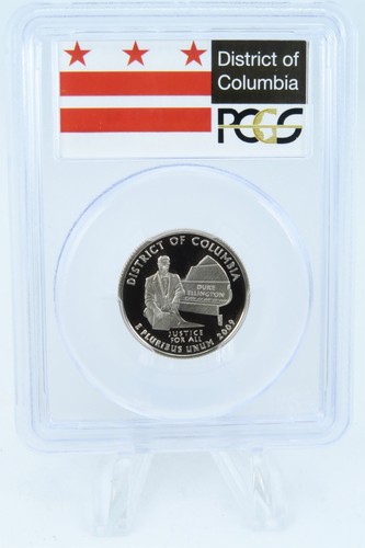 2009-S PCGS PR70DCAM District Of Columbia Quarter Proof 25C - Picture 2 of 2