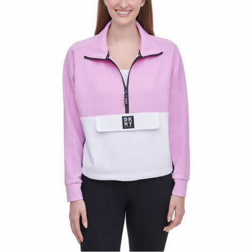 DKNY Sport Half Zip Pullover W/ Front 