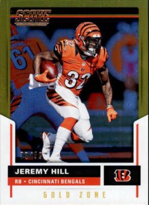 2017 Score Gold Zone #'d/50 Singles