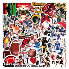 100Pcs Football Sticker for Adults Teens Girls Scrapbooking Water Bottles