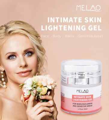 Skin Whitening Lightening Gel For Body Face Knee Armpit Intimate Areas Sensitive