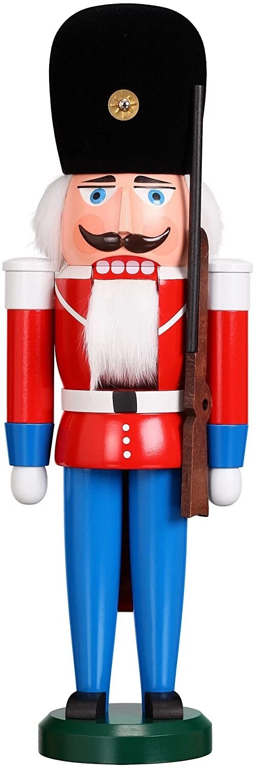 Seiffener Volkskunst Nutcracker Dane Sentry - Made in Germany
