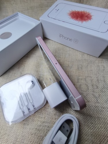 99% New Apple iPhone SE 2016 1st Gen - 128GB -Pink (Unlocked) Phone - Picture 11 of 12