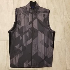 Perry Ellis MOTION Vest Mens Size Medium In Excellent preowned COND, Full Zipper