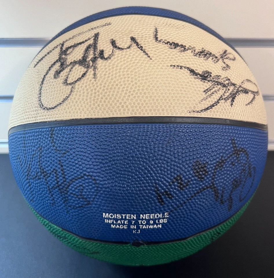 1991-92 Minnesota Timberwolves Signedx14 Team Ball JSA S. Brooks/Etc. NBA w/LOA! - Image 4 of 4