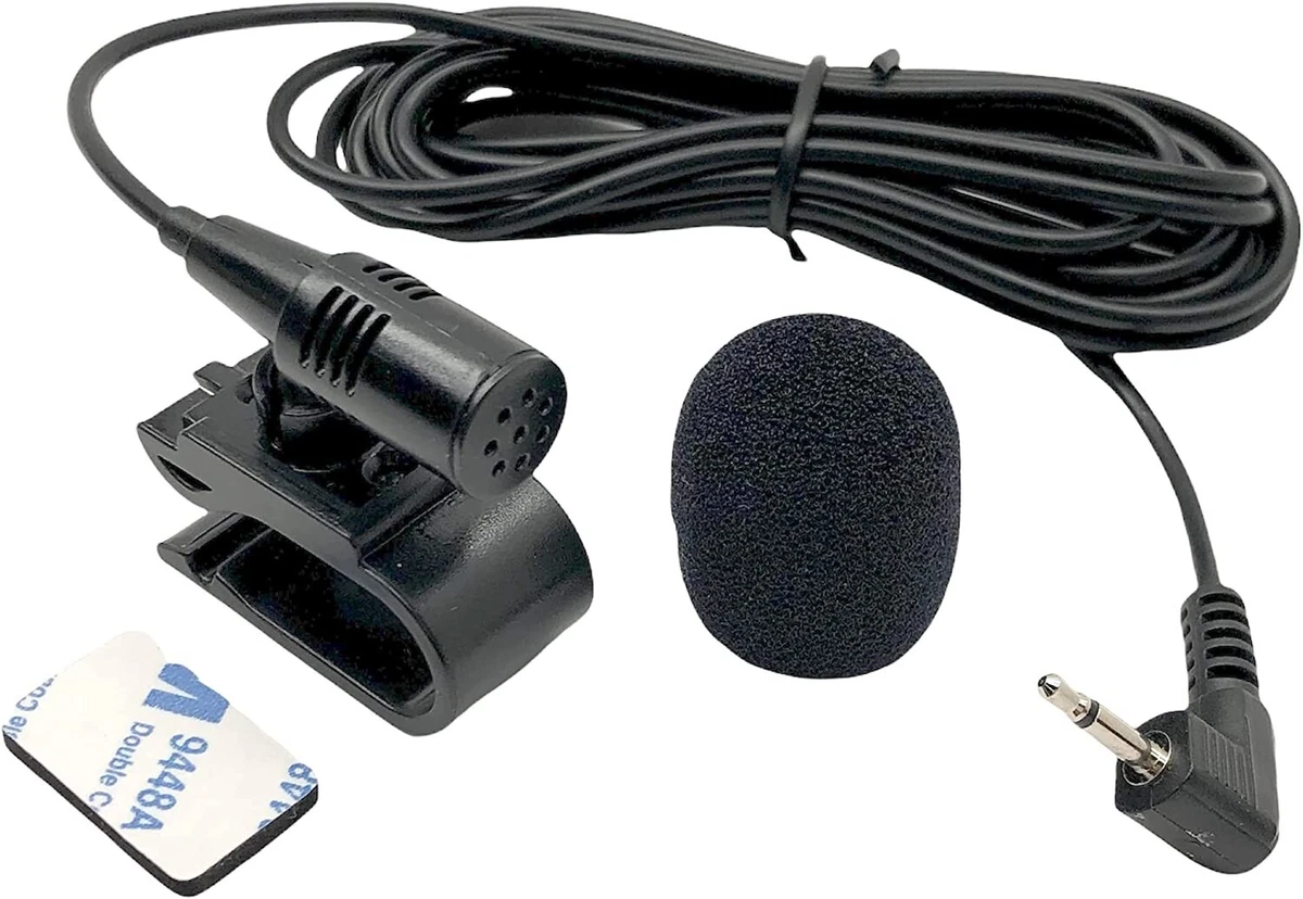 Microphone Stéréo de Voiture Micro Externe de 3,5 mm Portable pour