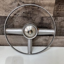 1953 1954 Desoto Steering Wheel Horn Ring 1530614 - One Crack On Back Side 1953 1954 Desoto Steering Wheel Horn Ring 1530614 - One Crack On Back Side