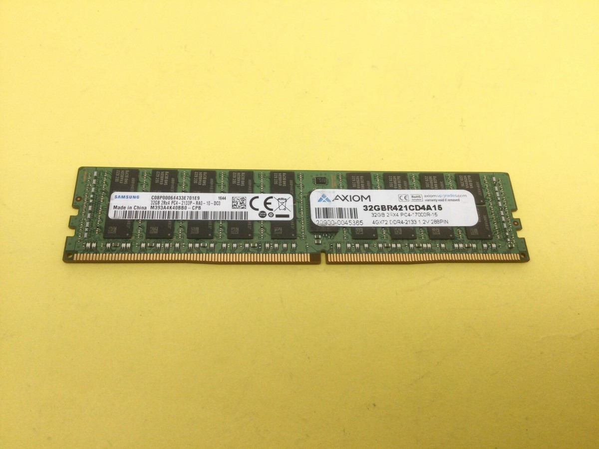 DDR4 PC4 2133P メモリ 64GB ( 32GB ×2 ) RAM SAMSUNG 32GB 2RX4 PC4-2133P-RA0-10-MCO DDR4 SERVER MEMORY | eBay
